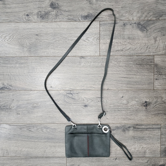 Hammitt Original Nash Grey Leather Bag - Picture 3 of 16